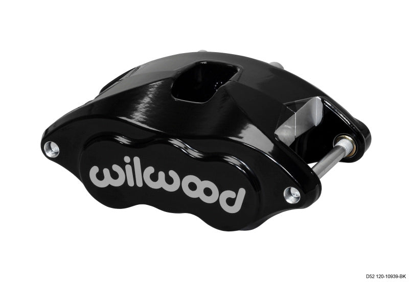 WIL D52 Caliper - Wilwood Caliper-D52-Black Pwdr 1.25/1.25in Pistons 1.04in Disc