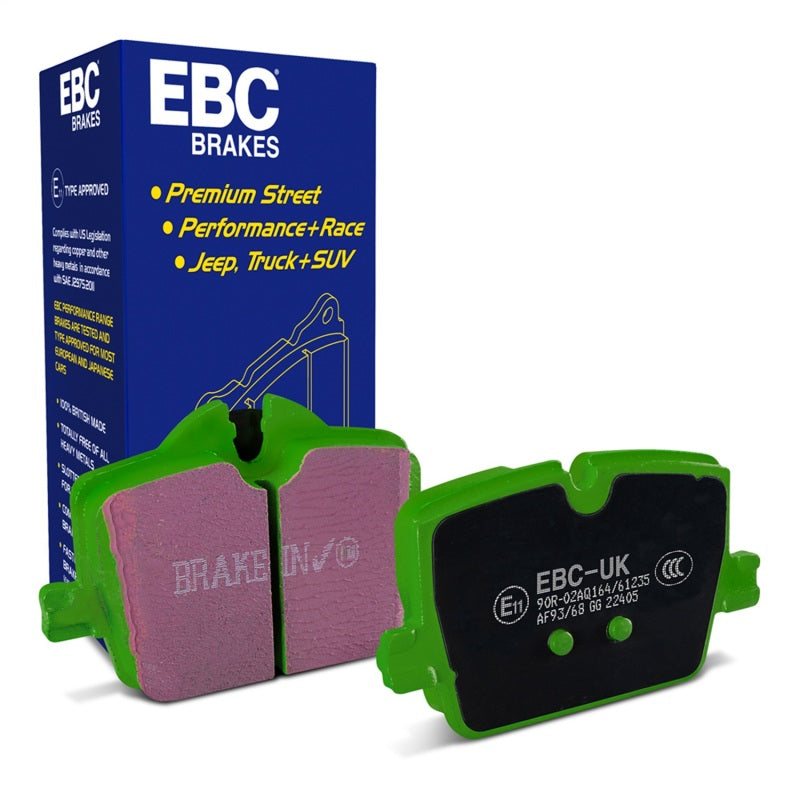 EBC Greenstuff Brake Pad Sets - EBC 2019+ BMW Z4 G29 2.0T Greenstuff Rear Brake Pads