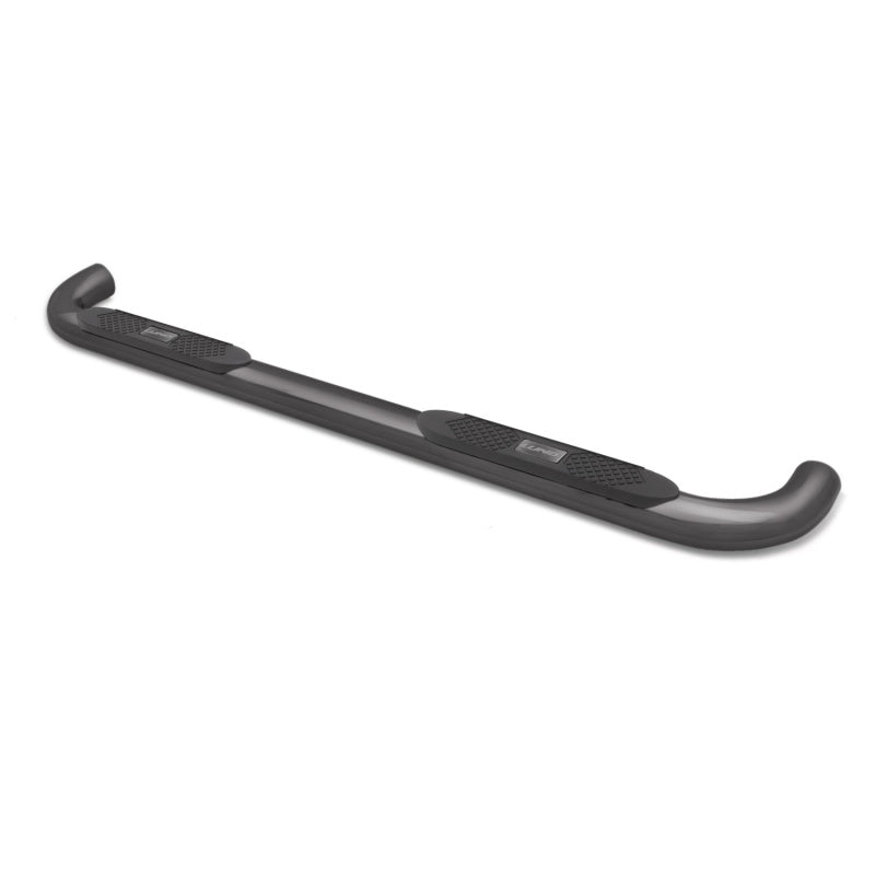 LND Nerf Bars - Black - Lund 2019 Chevy Silverado 1500 Crew Cab 4in. Oval Curved Steel Nerf Bars - Black