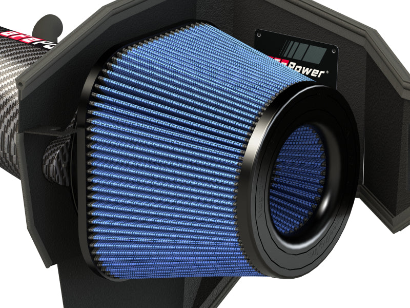 AFE Track Series Intake - aFe MagnumFORCE Carbon Fiber Intake Stage-2 Pro 5R 11-17 Dodge Challenger/Charger SRT-8 V8 6.4L