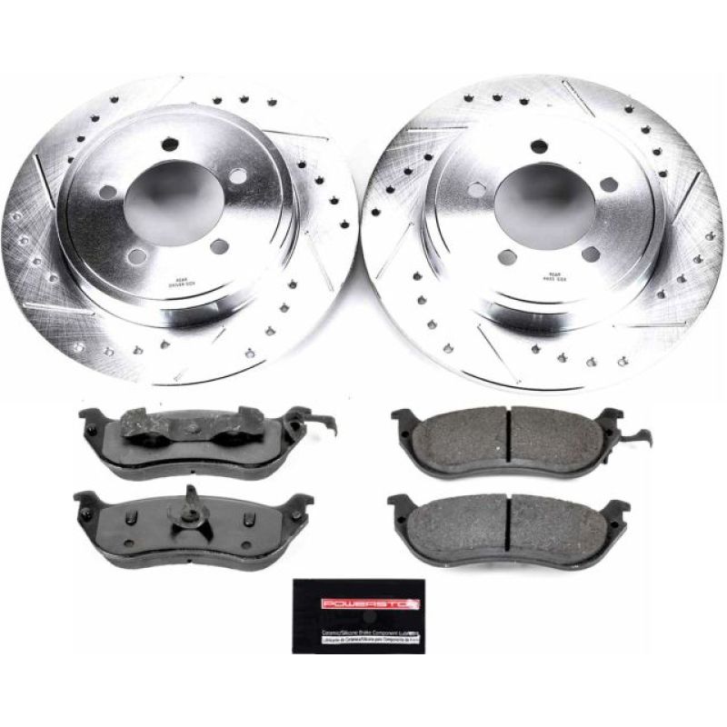 PSB Z36 Truck & Tow Kit - Power Stop 02-05 Ford Explorer Rear Z36 Truck & Tow Brake Kit