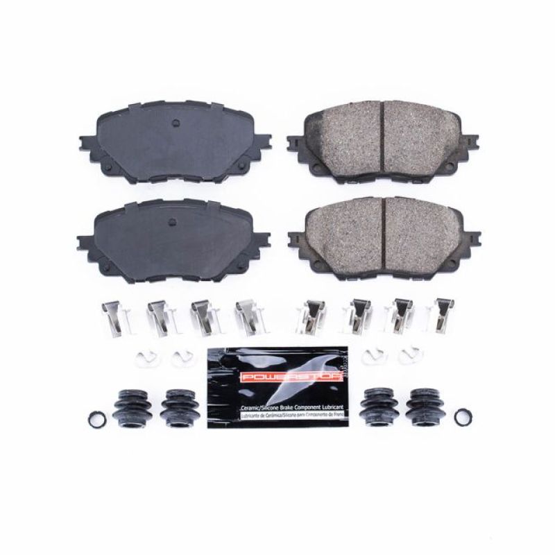 PSB Z23 Evolution Brake Pads - Power Stop 17-19 Fiat 124 Spider Front Z23 Evolution Sport Brake Pads w/Hardware
