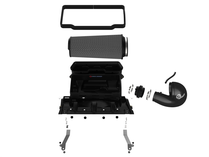AFE Track Series Intake - aFe 21-23 RAM 1500 TRX Track Series Carbon Fiber Cold Air Intake System w/ Pro 5R Filter
