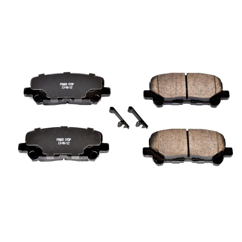 PSB Z16 Evolution Brake Pads - Power Stop 12-15 Honda Pilot Rear Z16 Evolution Ceramic Brake Pads