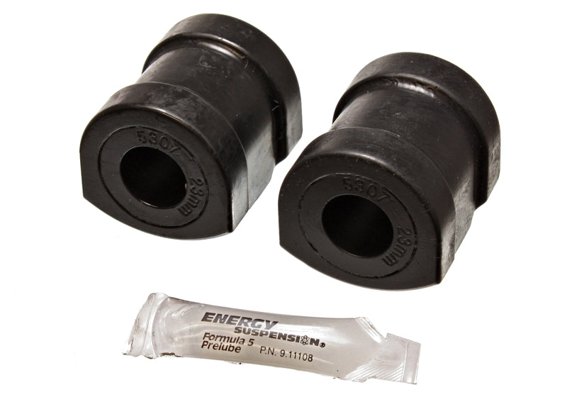 ES Sway Bar Bushings - Black - Energy Suspension 92-99 BMW 318I/325i/328I Black 23mm Front Sway Bar Frame Bushings