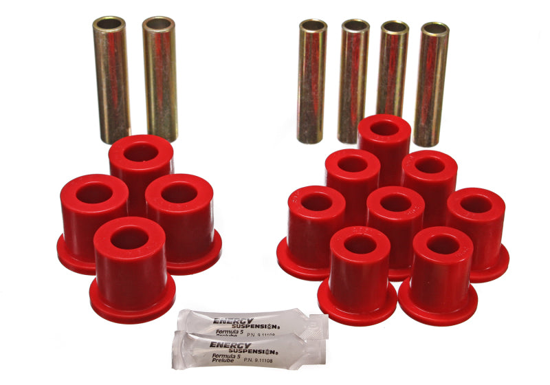 ES Spring/Shackle Bush - Red - Energy Suspension Ford Trk Rear Spring Bushing - Red