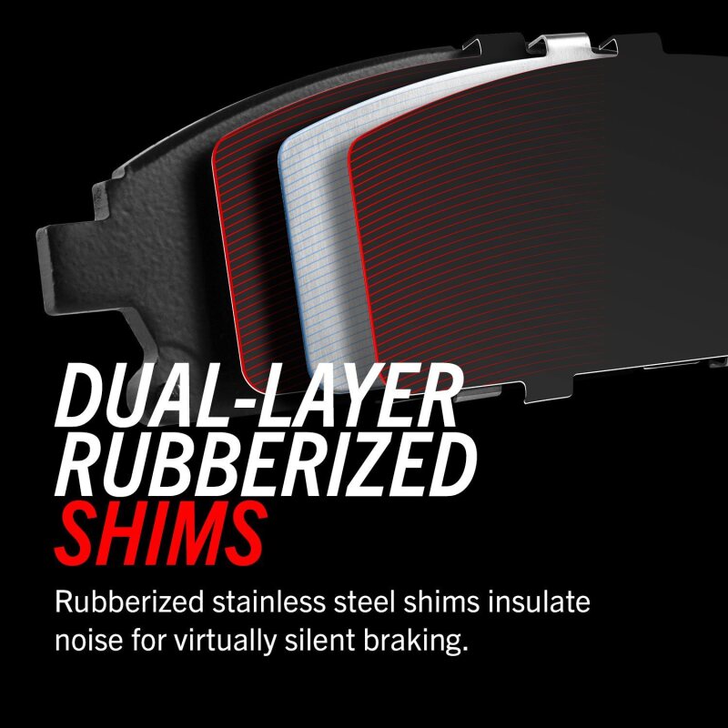 PSB Z17 Evolution Brake Pads - Power Stop 04-07 Volvo V70 Front Z17 Evolution Ceramic Brake Pads w/Hardware