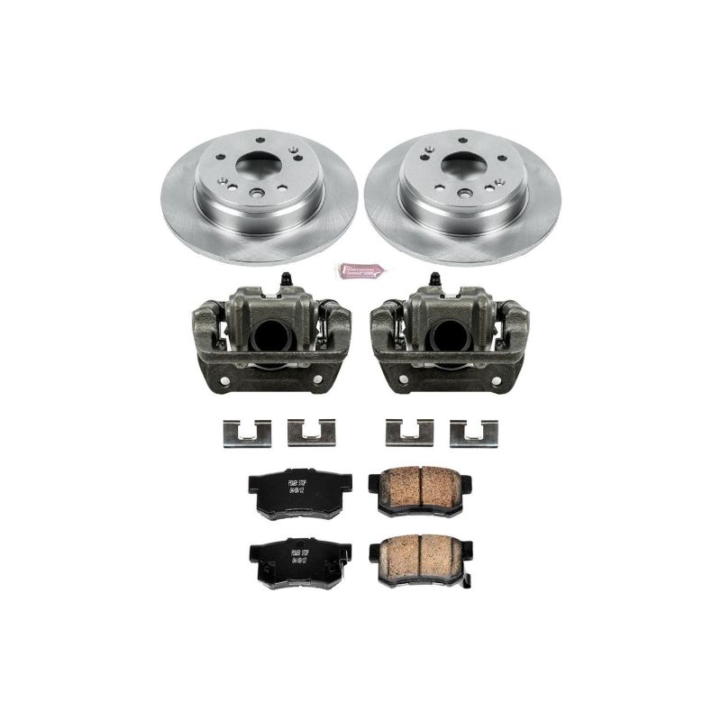 PSB Autospecialty Kit w/Cals - Power Stop 99-03 Acura TL Rear Autospecialty Brake Kit w/Calipers