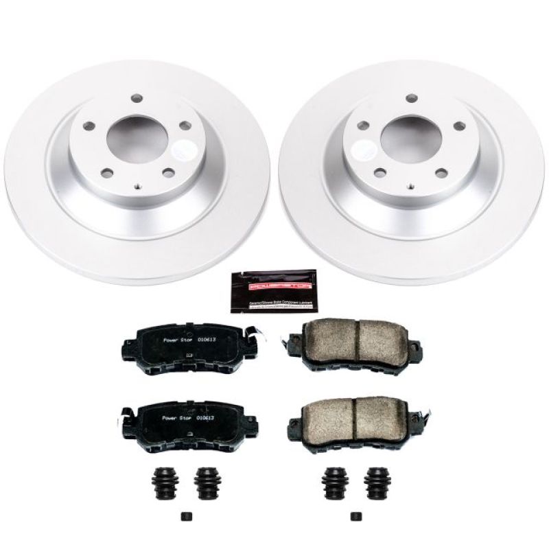 PSB Z17 Evolution Coated Kit - Power Stop 13-15 Mazda CX-5 Rear Z17 Evolution Geomet Coated Brake Kit