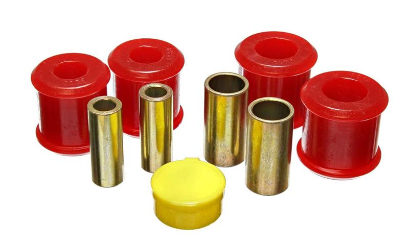 ES Track Arm Bushings - Red - Energy Suspension 97-01 Ford Escort Rear Track Arm Bushing Set - Red