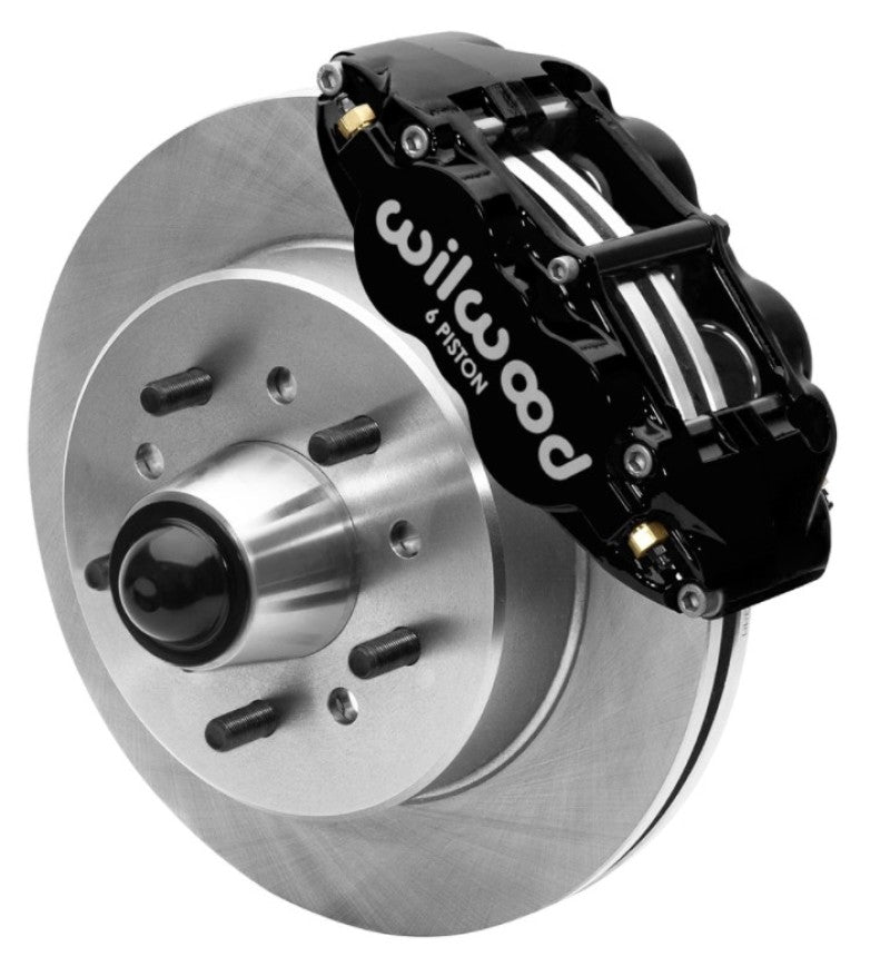 WIL Superlite Brake Kit - Wilwood Forged Narrow Superlite 6R Front Big Brake Kit 12.19in Rotors 88-98 C1500 - Black
