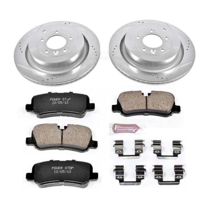 PSB Z23 Evolution Kit - Power Stop 10-16 Land Rover LR4 Rear Z23 Evolution Sport Brake Kit