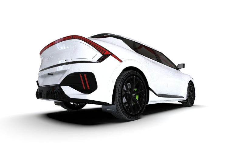 RAL UR Blk Flap/Met. Blk Logo - Rally Armor 25-26 Kia EV6 Base Light/GT/GT-Line Black Mud Flap - Metallic Black Logo