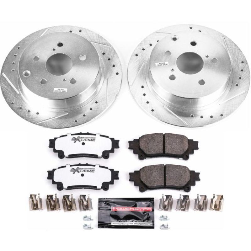 PSB Z36 Truck & Tow Kit - Power Stop 16-18 Toyota Mirai Rear Z36 Truck & Tow Brake Kit
