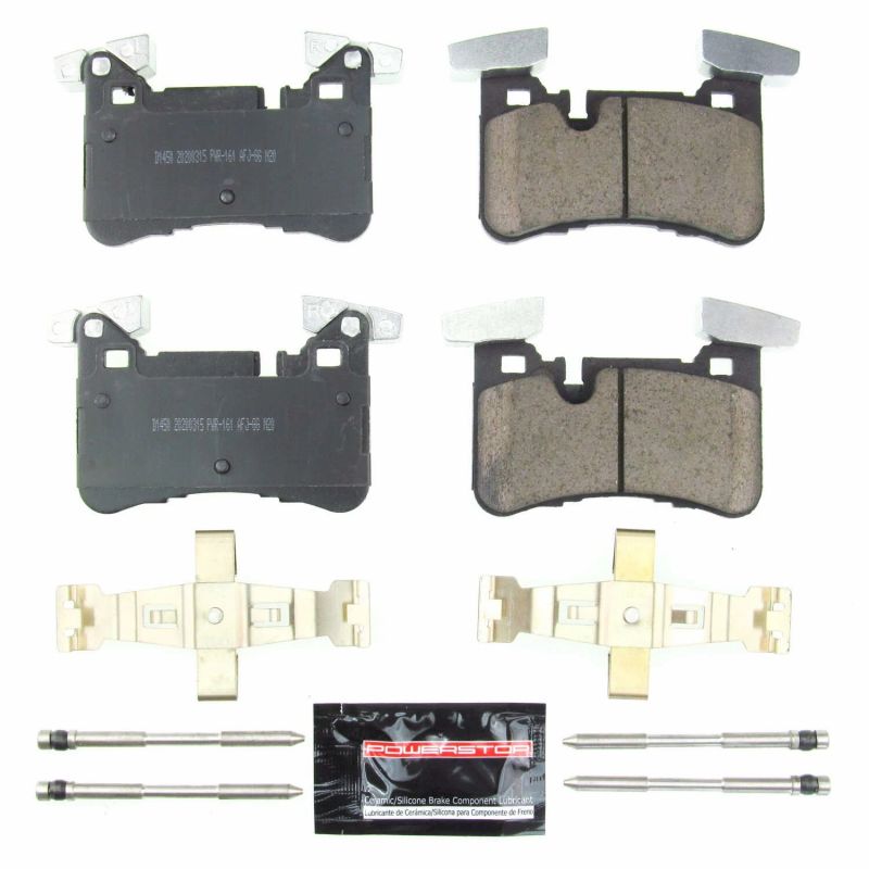 PSB Z23 Evolution Brake Pads - Power Stop 2012 Mercedes-Benz C63 AMG Rear Z23 Evolution Sport Brake Pads w/Hardware
