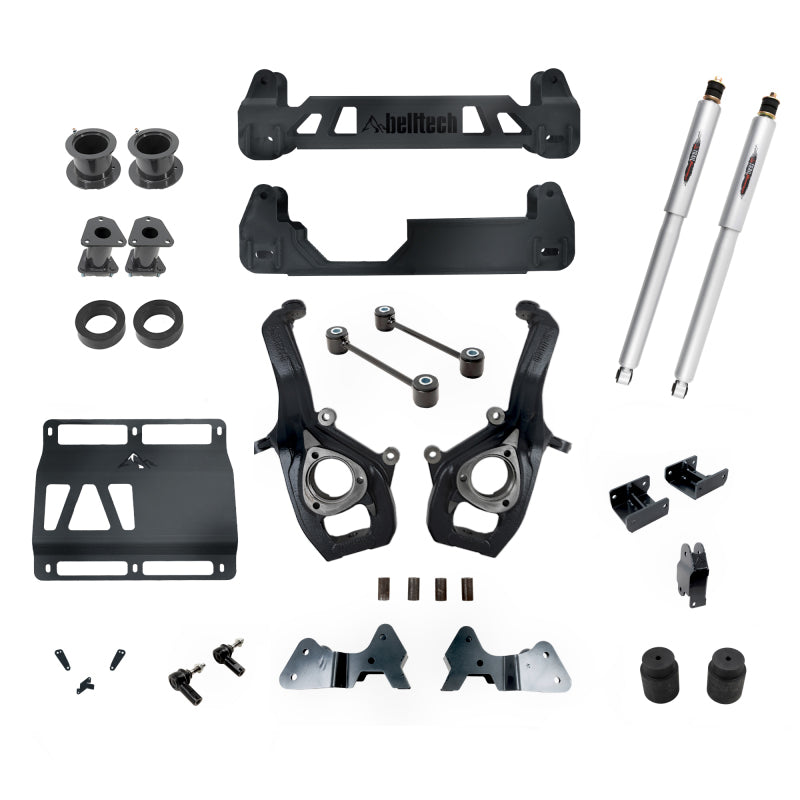 BT Lift Kit w Shocks - Belltech 2019+ Dodge Ram 1500 2WD (NonClassic) 7in. Lift Kit w/ Shocks