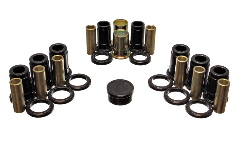 ES Cntrl Arm Bushings - Black - Energy Suspension Rear Control Arm Bushing Set - Black