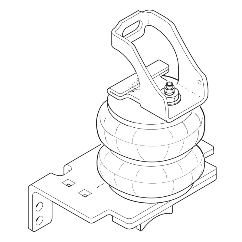 FIR Ride-Rite Kits - Rear - Firestone Ride-Rite Air Helper Spring Kit Rear 05-07 Ford F250/F350 2WD (W217602398)