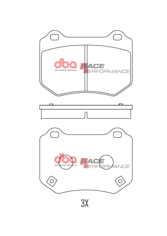 DBA RP Performance Brake Pads - DBA 18-21 Subaru WRX STI Rear RP Performance Brake Pads