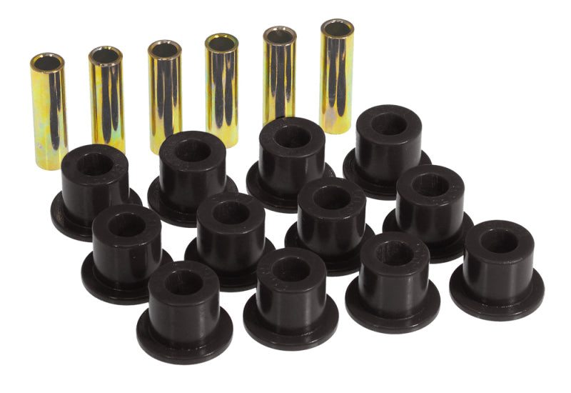 PRO Spring/Shackle Bush- Blk - Prothane 72-81 International Scout II Spring & Shackle Bushings - Black