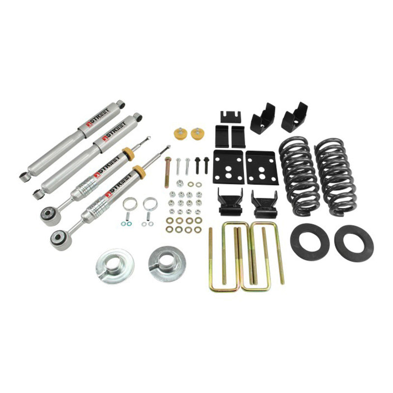 BT Lower Kit w SP Shocks - Belltech 09-13 Ford F150 (Std Cab) 2WD Lowering Kit w/ SP Shocks (3in Drop)