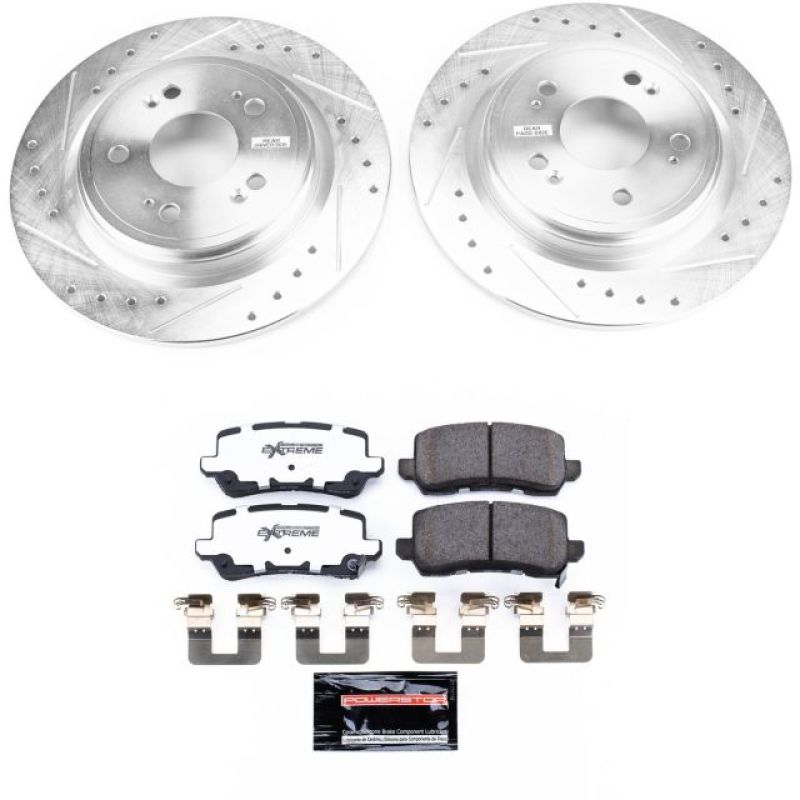 PSB Z26 Street Warrior Kit - Power Stop 14-19 Acura RLX Rear Z26 Street Warrior Brake Kit
