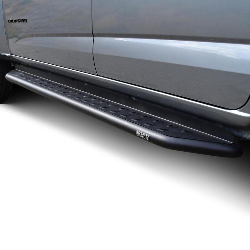 WES Running Boards - Outlaw - Westin 15-24 GMC Canyon Crew Cab Outlaw Running Boards - Textured Black