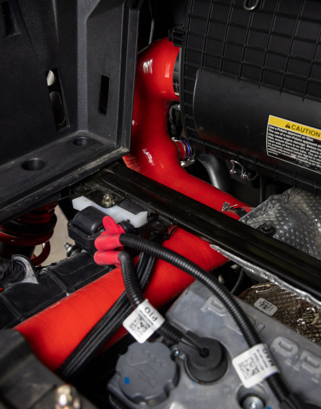 MM Powersports Silicone Hose - Intake - Mishimoto 2016+ Polaris RZR XP Turbo Silicone Intake J-Tube - Red