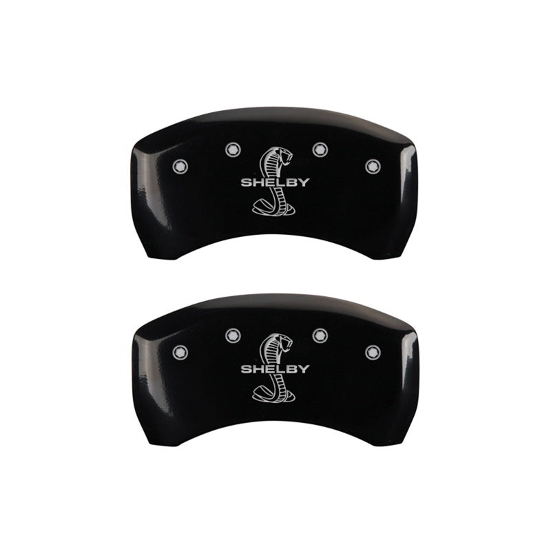 MGP Caliper Covers 2 Logo - MGP Rear set 2 Caliper Covers Engraved Rear Tiffany Snake Black finish silver ch