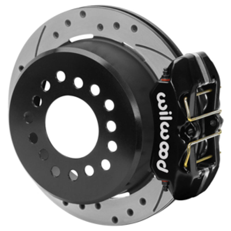 WIL Dynapro Brake Kit - Wilwood Dynapro Rear Parking Brake Kit Drilled & Slotted 1964-1971 Buick/Olds/Pontiac