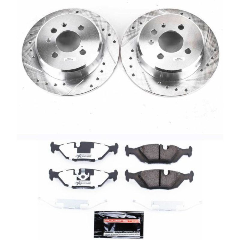 PSB Z26 Street Warrior Kit - Power Stop 91-92 BMW 318i Rear Z26 Street Warrior Brake Kit