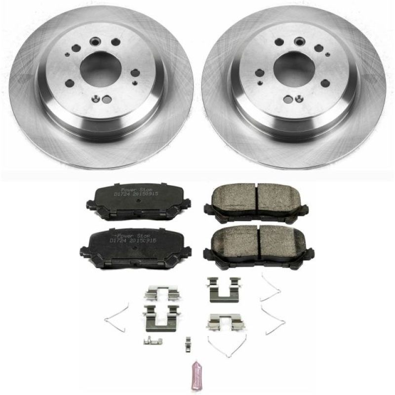 PSB Autospecialty Kit - Power Stop 16-19 Honda Pilot Rear Autospecialty Brake Kit