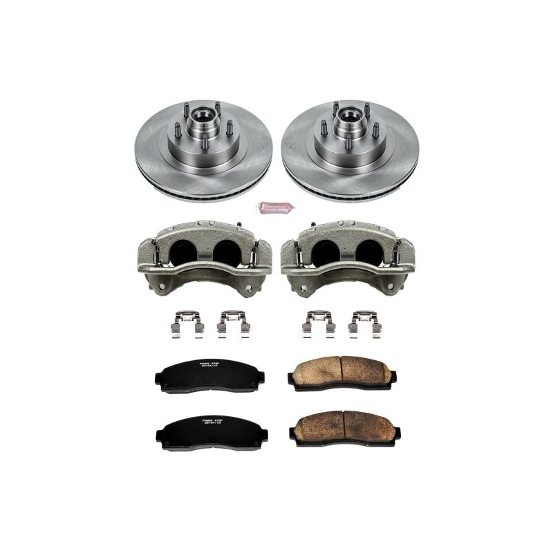 PSB Autospecialty Rotor - Power Stop 01-02 Ford Explorer Sport Trac Front Autospecialty Kit w/Cals