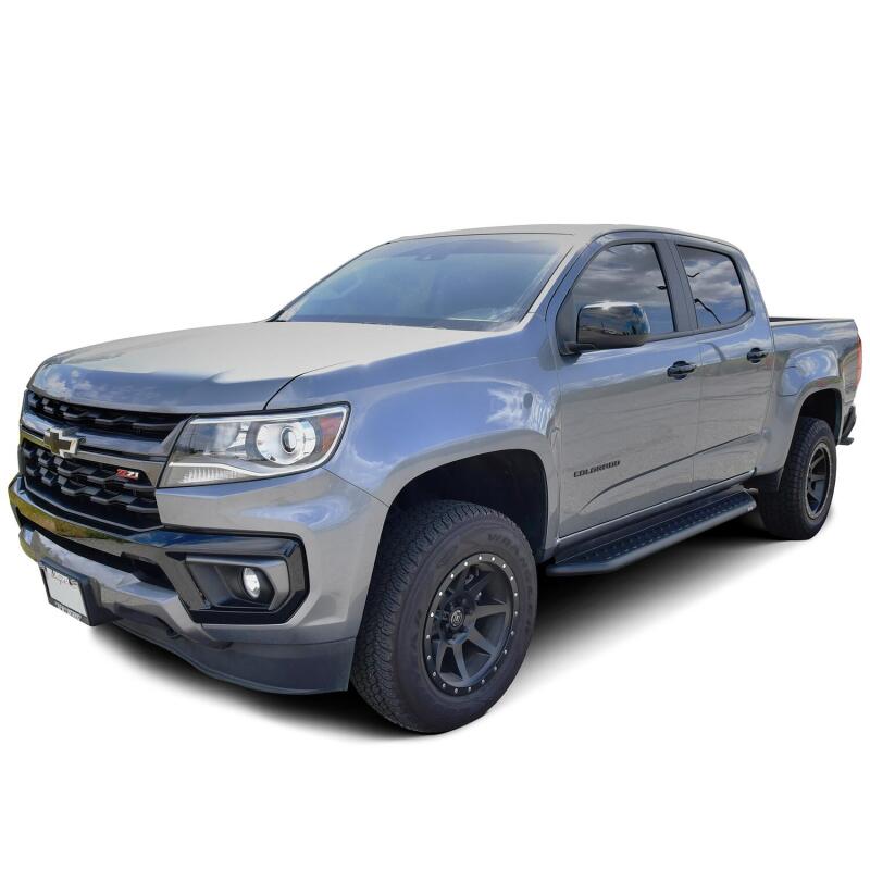 WES Running Boards - Outlaw - Westin 15-24 GMC Canyon Crew Cab Outlaw Running Boards - Textured Black
