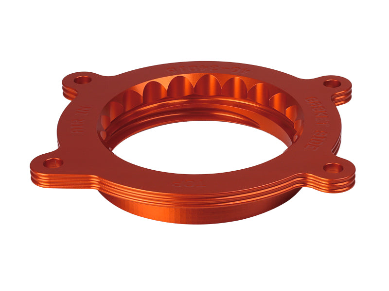AFE Silver Bullet TBS - aFe Silver Bullet Throttle Body Spacer GM Trucks 1500 14-19 V8-6.2L