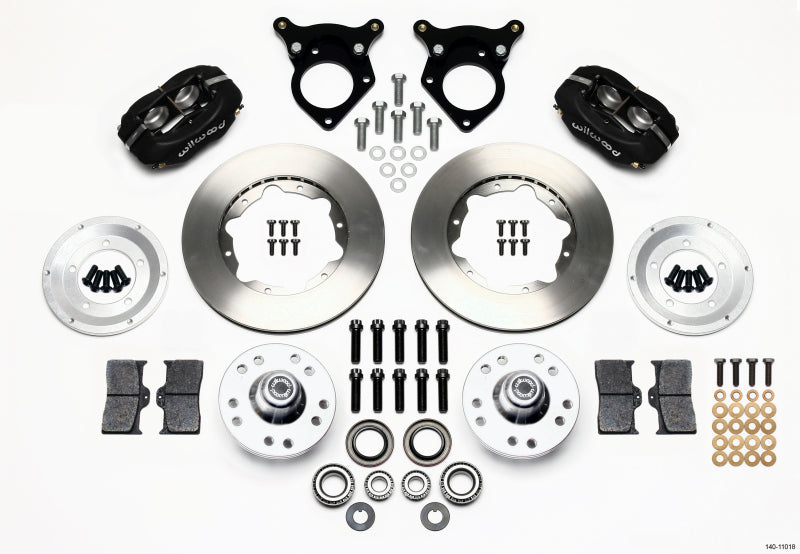 WIL Dynalite Brake Kit - Wilwood Forged Dynalite Front Kit 11.00in 87-93 Mustang 5 Lug