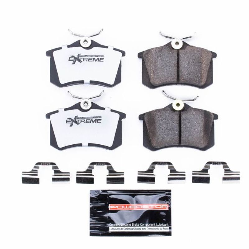 PSB Z26 Extreme Brake Pads - Power Stop 03-04 Audi A4 Rear Z26 Extreme Street Brake Pads w/Hardware