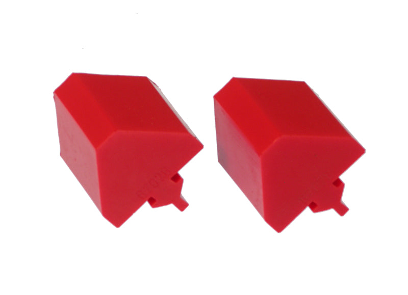 PRO Bump Stops - Red - Prothane Universal Bump Stop Pull Through Style - Red