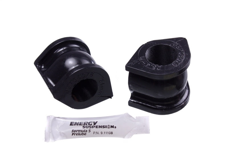 ES Sway Bar Bushings - Black - Energy Suspension 06-11 Honda Civic (Excl Si) 24mm Front Sway Bar Bushings - Black