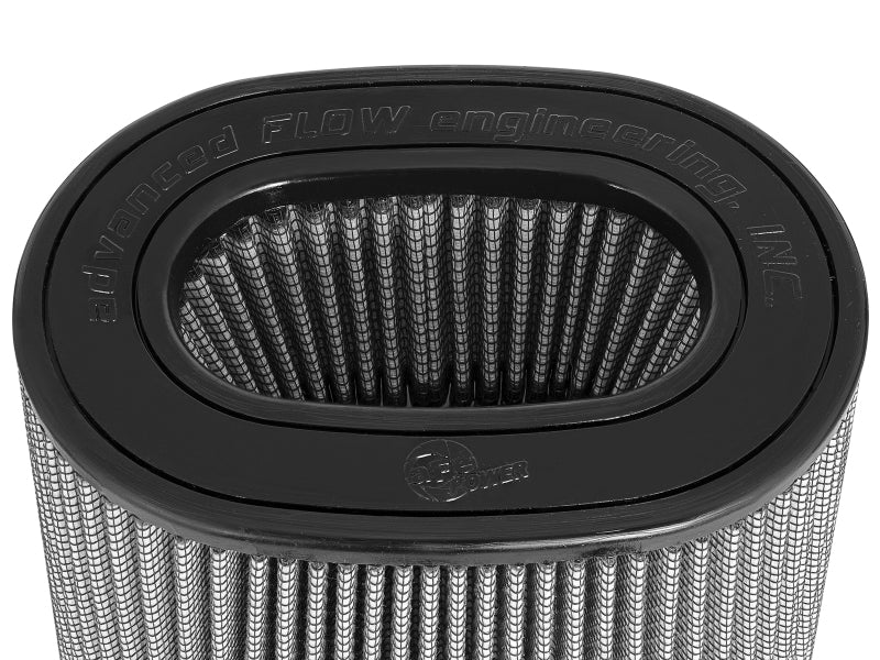 AFE Universal Pro Dry S Filter - aFe MagnumFLOW Pro DRY S OE Replacement Filter 3F (Dual) x (8.25x6.25)B(mt2) x (7.25x5)T x 9H