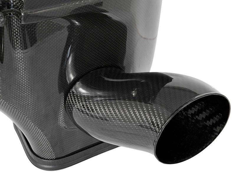 AFE Air Scoops - aFe Momentum GT Carbon Fiber Dynamic Air Scoop 15-18 Dodge Challenger V6-3.6L/V8-5.7L/6.4L HEMI