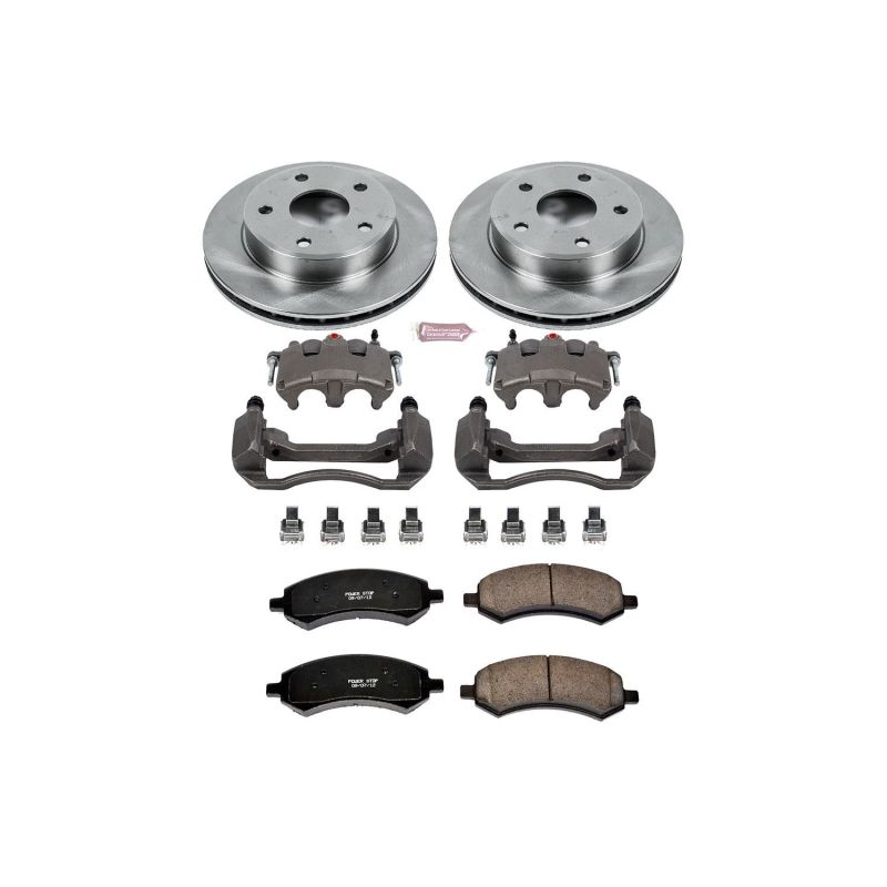 PSB Autospecialty Caliper - Power Stop 06-09 Mitsubishi Raider Front Autospecialty Kit w/Cals