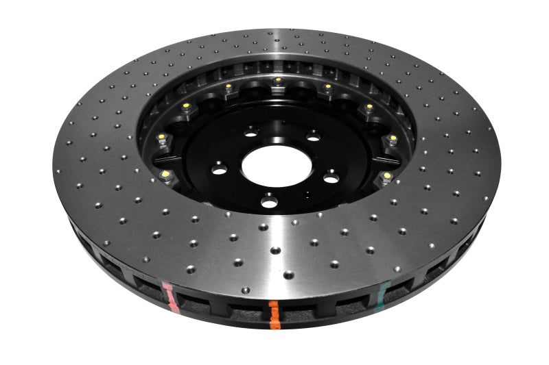 DBA 5000 Series Drilled Rotors - DBA 07-11 Audi S6 Front 5000 Series Cross Drilled Rotor w/Black Hat