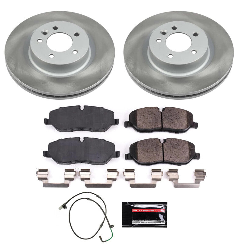 PSB Semi-Coated Rotor Kits - Power Stop 05-09 Land Rover LR3 Front Semi-Coated Rotor Kit