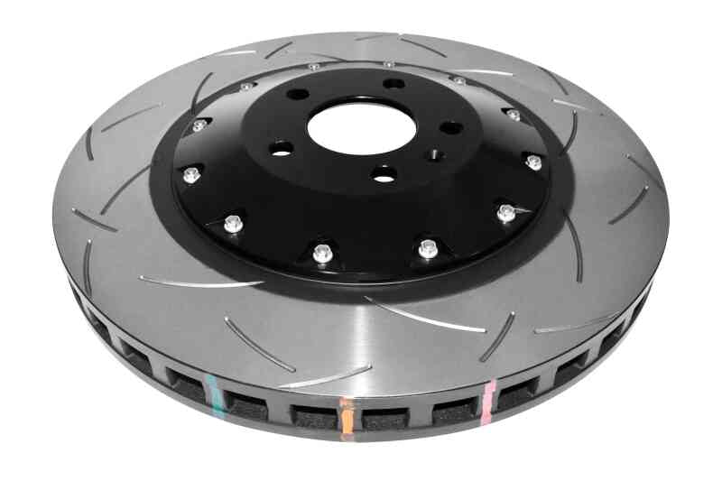 DBA 5000 Series Slotted Rings - DBA 07-11 Audi S6 Front 5000 Series Slotted Rotor w/Black Hat