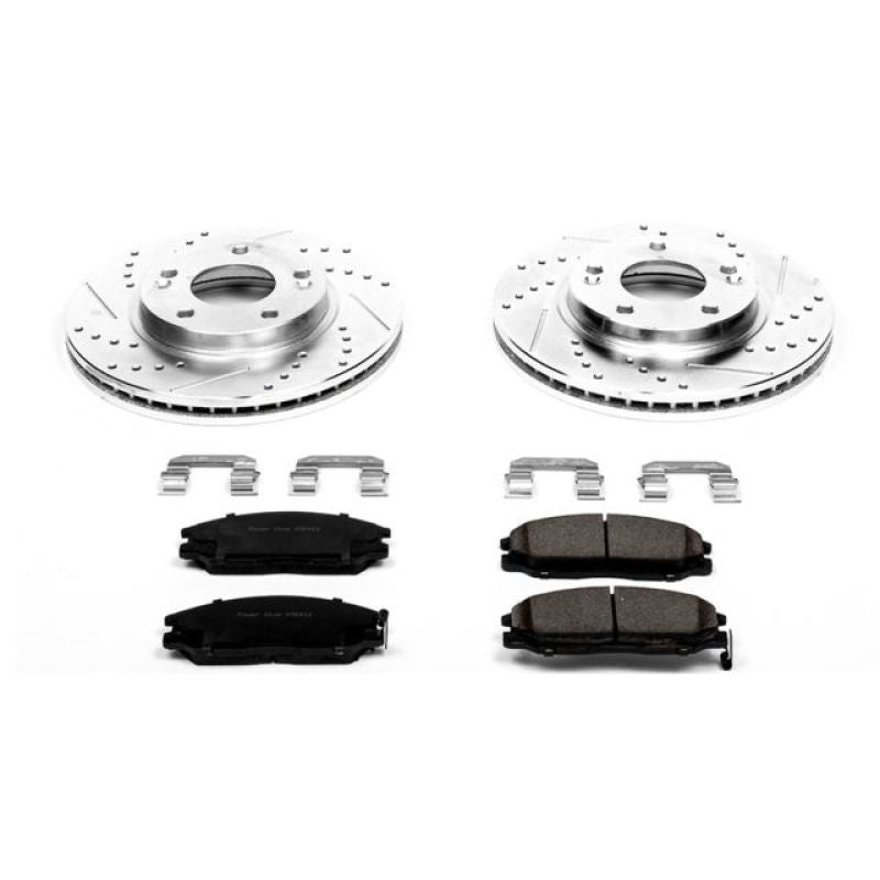 PSB Z23 Evolution Kit - Power Stop 01-05 Hyundai Santa Fe Front Z23 Evolution Sport Brake Kit