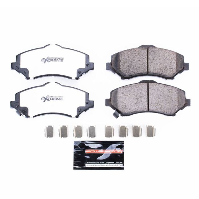 PSB Z36 Truck & Tow Brake Pads - Power Stop 07-18 Jeep Wrangler Front Z36 Truck & Tow Brake Pads w/Hardware