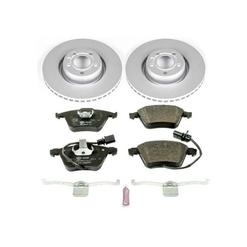 PSB Euro-Stop Kit - Power Stop 05-11 Audi A6 Front Euro-Stop Brake Kit