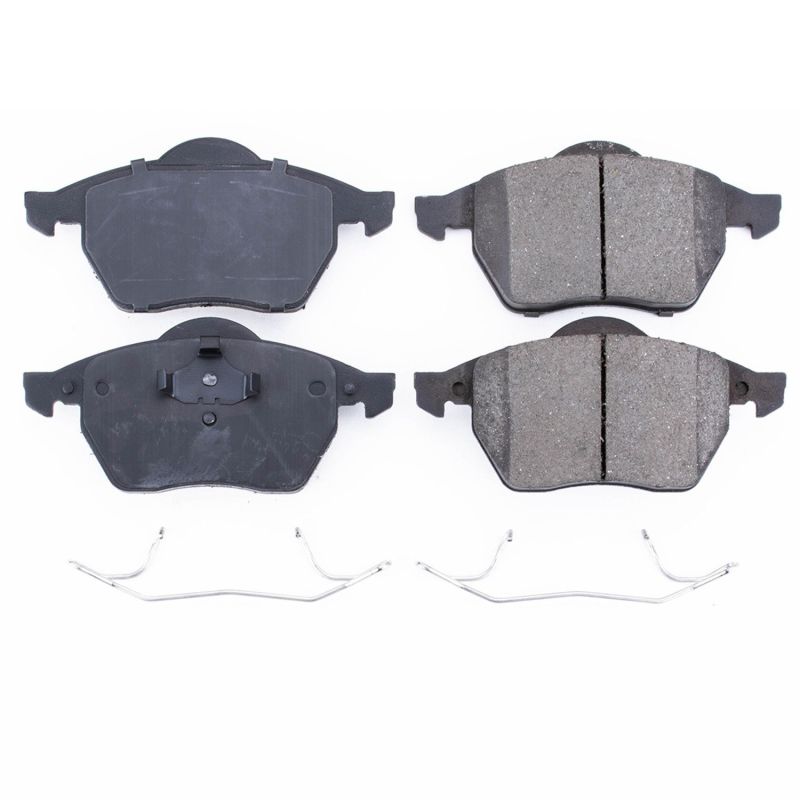 PSB Z17 Evolution Brake Pads - Power Stop 00-03 Audi TT Front Z17 Evo Ceramic Brake Pad w/Hardware