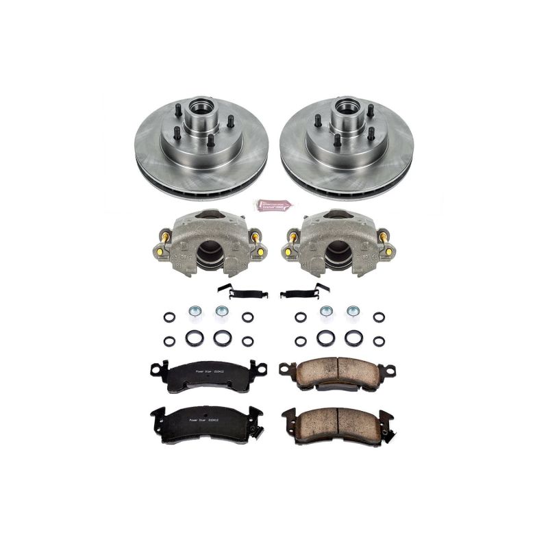 PSB Autospecialty Kit w/Cals - Power Stop 71-73 Buick Centurion Front Autospecialty Brake Kit w/Calipers